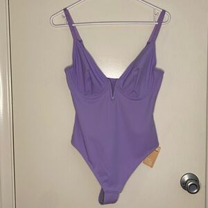 Popilush‎ Deep V Neck Thong Shapewear, M